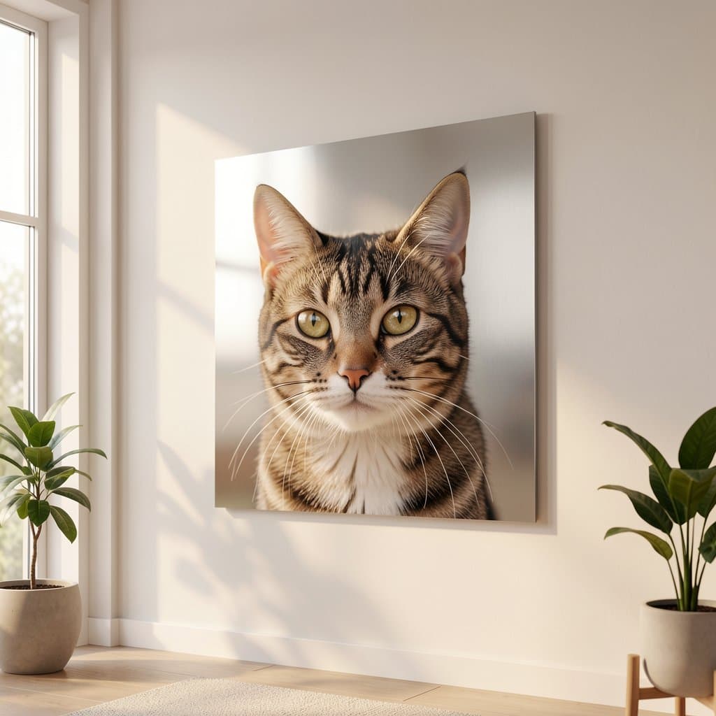 Custom Pet Metal Print, Aluminum